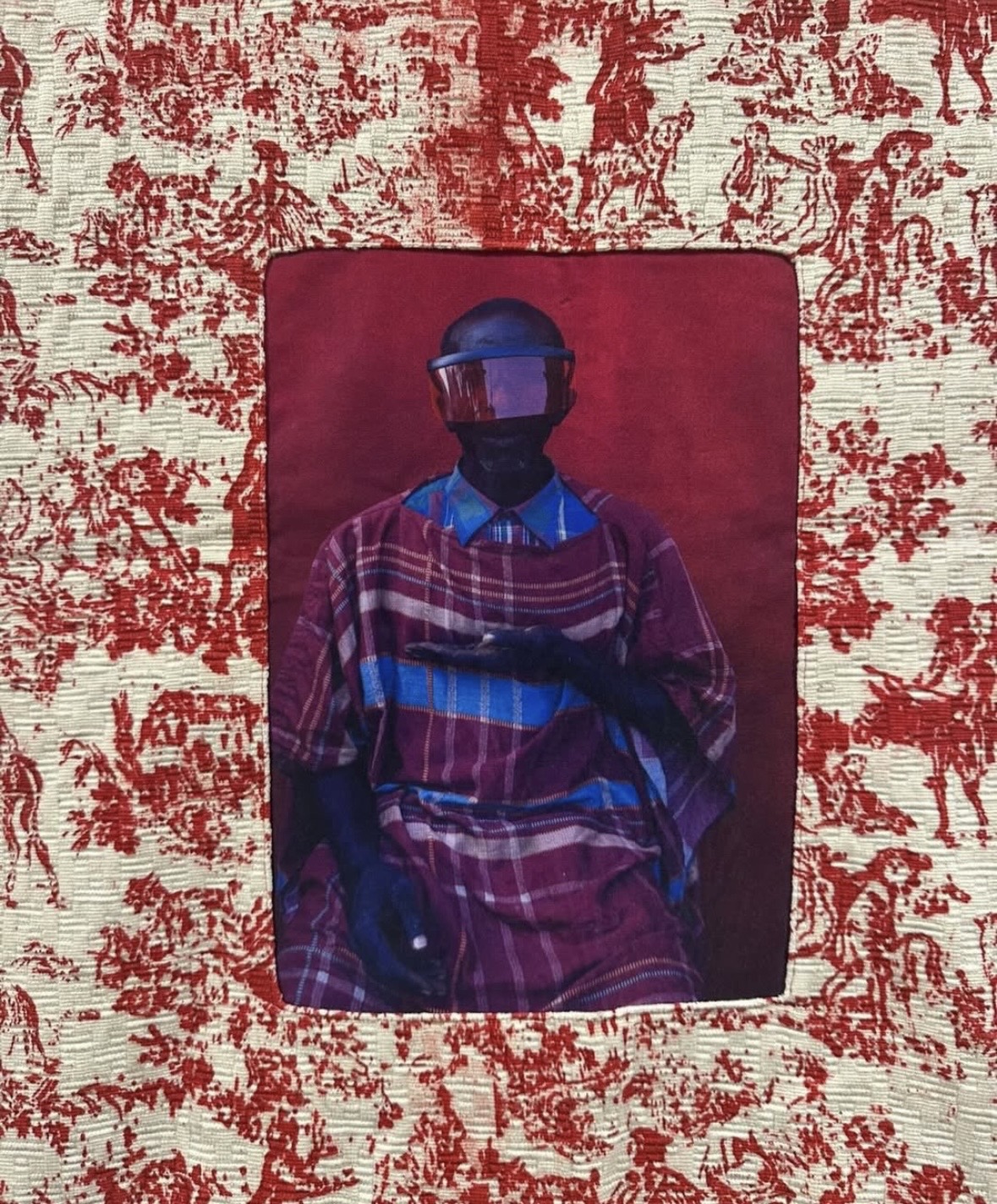 Fashion model in grey coat